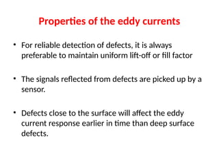 Lift Off Defect 17. EDDY CURRENT TEST NDT TECHNOLOGY.pptx