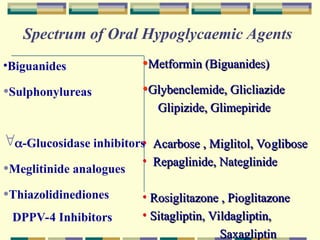 Comprehensive Overview of Oral Antidiabetic Agents and Their Mechanisms ...