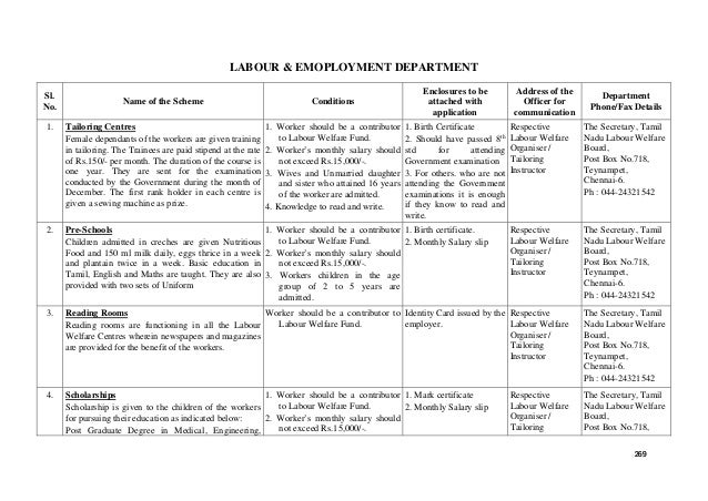 tamil nadu government welfare