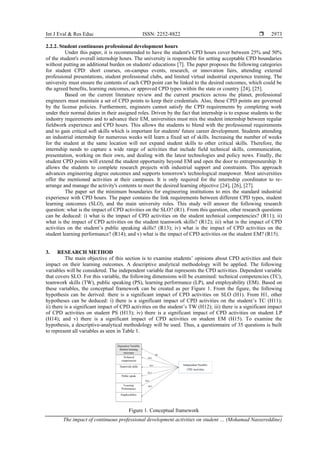 The impact of continuous professional development activities on student ...