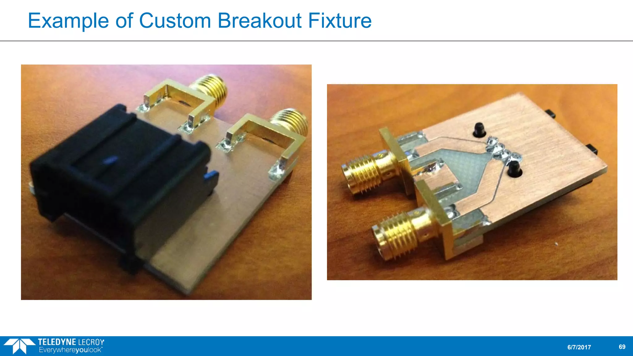 Example of Custom Breakout Fixture
6/7/2017 69
 