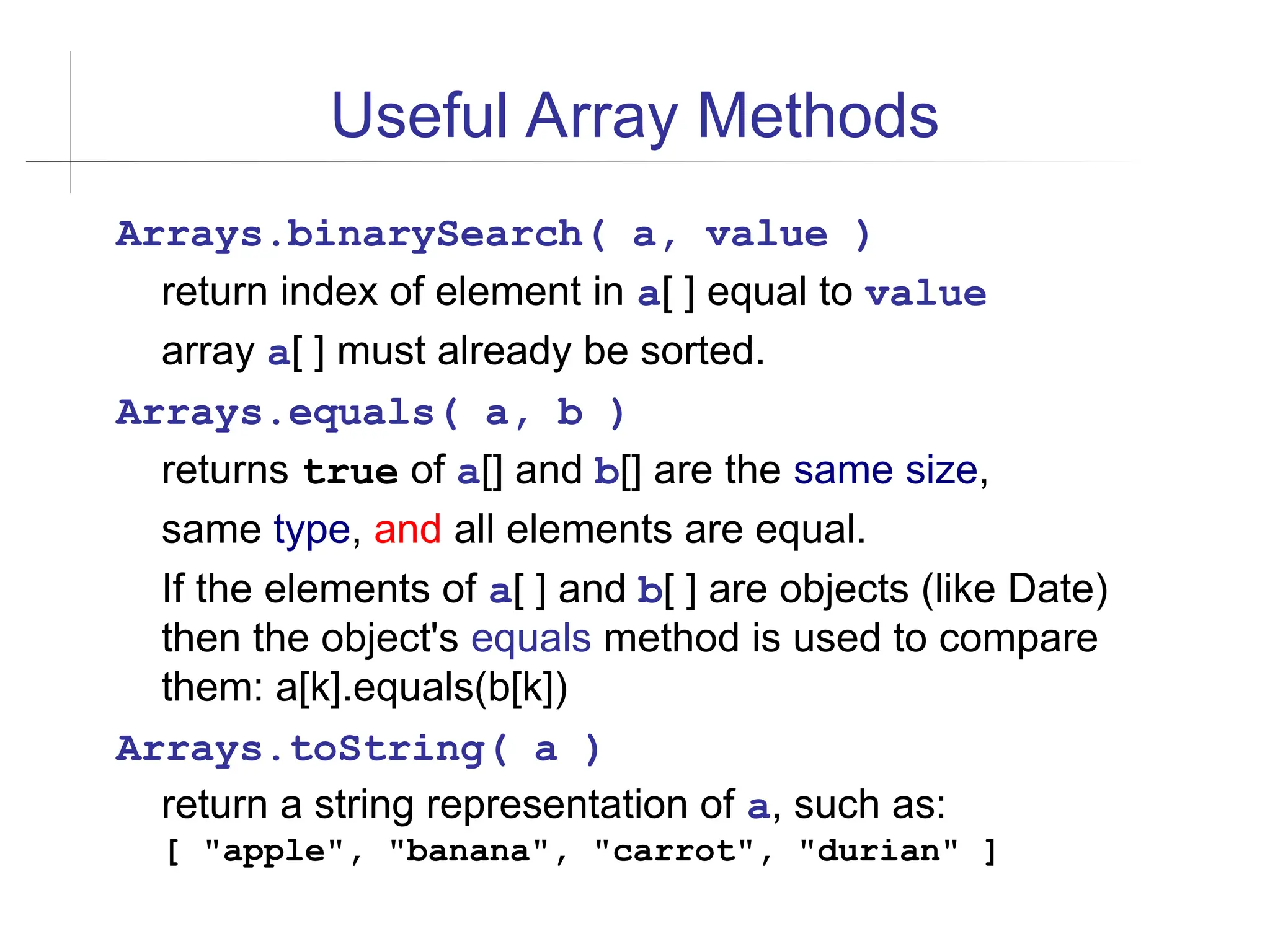 17-Arrays en java presentación documento | PPT