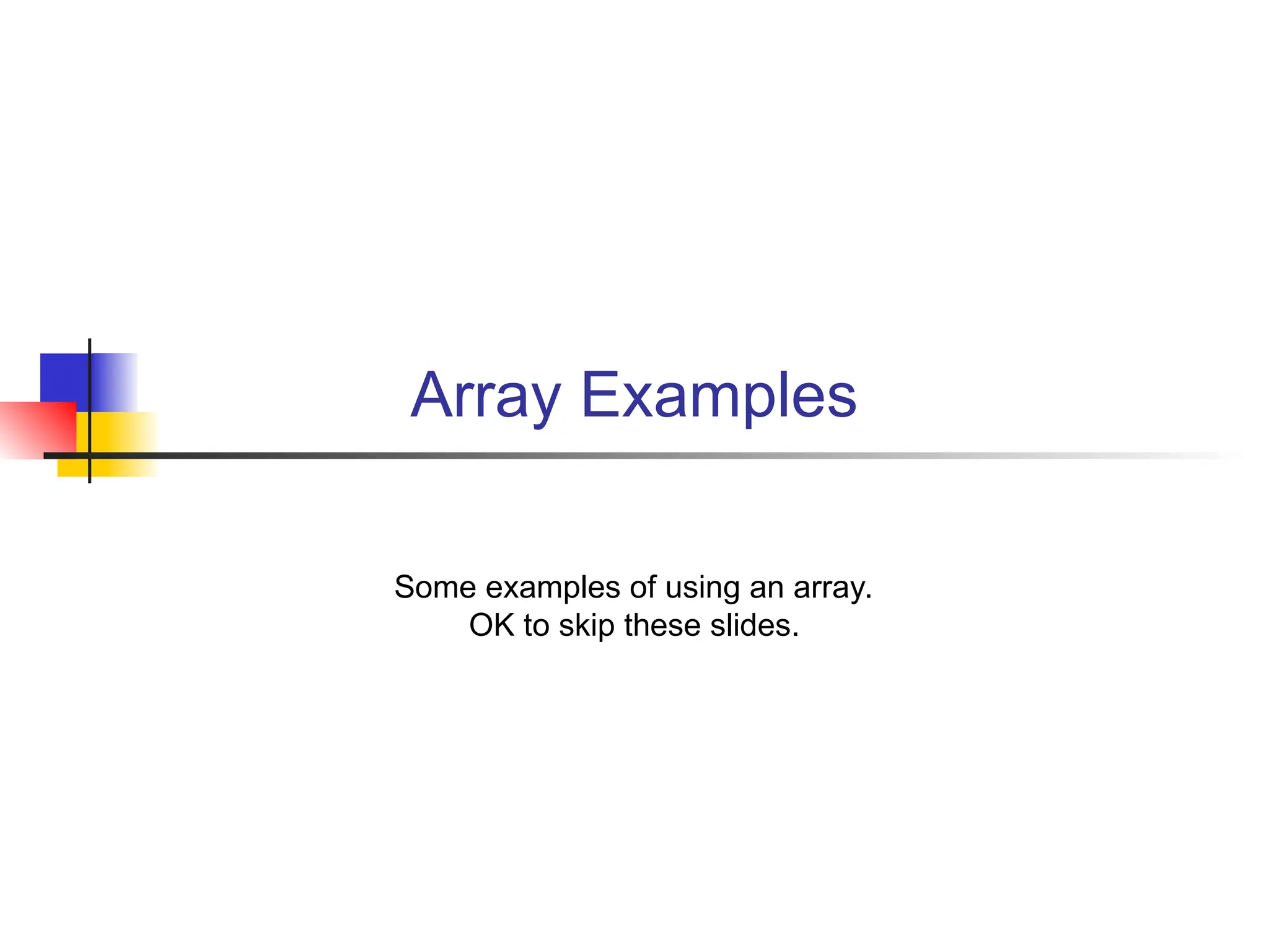 17-Arrays en java presentación documento | PPT