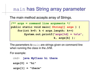 Args Parameter Array Java 17-Arrays en java presentación documento | PPT