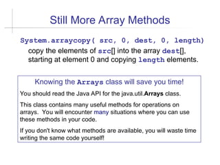 17-Arrays en java presentación documento | PPT