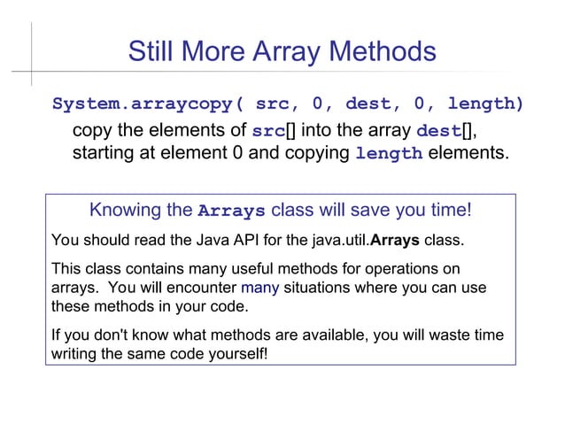 17-Arrays en java presentación documento | PPT