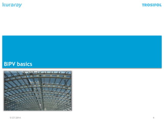 5/27/2014 4
BIPV basics
 