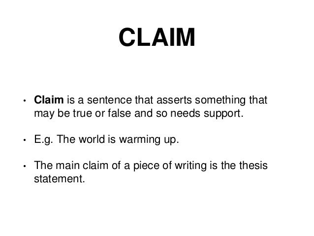 a thesis statement may be controversial true false