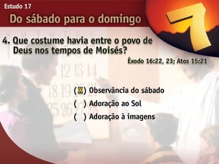 17   do sabado para o domingo