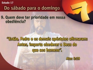 17   do sabado para o domingo