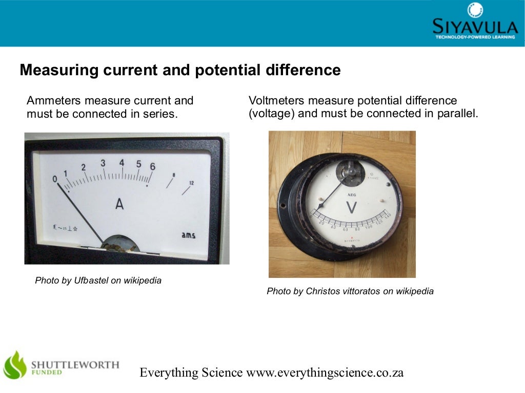 Electric circuits grade 10