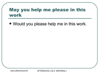 May you help me please in this work  Would you please help me in this work.  