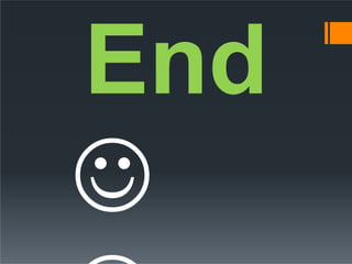 End

 