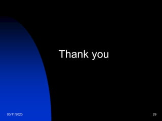 03/11/2023 29
Thank you
 