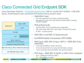 IoT Field Area Network Solutions & Integration of IPv6 Standards by ...