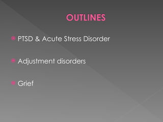 Post traumatic stress disorder presentation | PPT