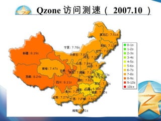 Qzone 访问测速（ 2007.10 ） 