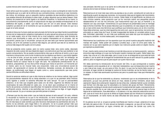 queda menos ante nosotros que hacer signo: byebye.
Vean ahora qué me sucede y donde están, aunque sea un poco sumergido en este mundo
cambiante que va a salir de la última de sus contradicciónes; comienza en ese momento,
les indica, sin embargo, que un pequeño residuo quedaba de esa benéfica dialéctica a la
que estaba ofrecido de entrada el orden total, el saber absoluto que se llama Dasein. Este
residuo de presencia en tanto ligado a la tradición filosófica, lo recibimos de su mano; lo
encontramos precisamente como el subproducto de algo que estaba enmascarado en la
dialéctica del sujeto, a saber, que ella tiene que ver con el acto sexual. Este residuo
subjetivo ya está ahí en el momento en que se plantea la cuestión del modo en que va a
jugar en el acto sexual.
Si todo el discurso humano está así estructurado de forma tal que deja hiante la posibilidad
misma de la instauración subjetiva implicada en el acto sexual es porque ya ha producido,
no en cada sujeto, sino al nivel mismo de su nivel subjetivo, esta lluvia, este torrente de
residuo que acompaña a cada uno de los sujetos interesados en el proceso. Así se
encuentra, pienso que lo recuerdan, porque es por ese lado que hemos aproximado ese
residuo, es al fin de cuentas la juntura más segura, por parcial que sea en su esencia, la
juntura más segura del sujeto con el cuerpo.
Este se presenta como cuerpo, pero no como cuerpo total, sino como caída, desviado
respecto de este cuerpo del que depende según una estructura que hay que sostener si se
quiere comprenderla. No se puede comprenderla más que al referirse al centro y es lo que
mantiene indicaciones como la de incidencia de los objetos que llamo a, que todos ligados
—no se dice al acto, ya que soy quien lo dijo primero— a algo que ahí, sin embargo, se
destina, ya que está alrededor de la prematuración biológica en tanto que evoca este
llamado hecho al cuerpo hacia el lugar del acto. No solamente prematuración de su
tentativa, prepubertad, se nos dice primer empuje que indica el porvenir y el horizonte por
sí mismo, pero no sin invocar toda una conjunción, toda una circunstancia social de
presión, de apreciación al menos de referencia, llamadas cursivas, de demanda y de
deseo, ya preformado que llegan al sujeto como a, como subproducto que ese punto
central dificulta a la dificultad misma.
Quizá la carencia relativa en que si ella misma es relativa no es menos radical, digo quizá
los psicoanalistas respecto de su tarea atienden a lo que no se plantean ellos mismos
como ligados a probar la extrema dificultad del acto sexual. Ya que el psicoanálisis
didáctico, si es más que exigible para cada uno de ellos, digamos los efectos de azar
cicatrizados de esta dificultad en cada uno, no es decir que constituye en sí mismo el
hecho de ponerse a prueba en esa dificultad. Es bastante cómodo franquear la limpieza, la
purificación previa, retornar a las pantuflas que no son, aunque se diga, el lugar elegido
del acto sexual. Es ya un acceso que permite pensar el deseo.
¿Piensan que les doy esta orden: que se trata de pensar el acto sexual?. Un acto, nótenlo
si recuerdan la manera en la que lo he introducido, no tiene necesidad de ser pensado
para ser un acto. La cuestión que se plantea es saber que si no es por eso que es un acto.
No iré más lejos en este sentido que sólo favorece demasiado los semblantes del acto. El
hecho no es cómodo, pero haga falta o no pensarlo, no se lo puede pensar más que
después de la naturaleza del acto; hace falta conocer primero lo que quizá no excluye que
sea pensado decirles que si se parte de la dificultad del acto sexual no es para poner al
alcance de la mano el tiempo de pensar.
Retomamos en el nivel más raso cómo se plantea si es un acto: constitución en acto de un
significante a partir de algunas nociones, no invocando más que el registro del movimiento,
algo medible en el pensamiento de un cuerpo. Debe haber si el significante se reduce a la
más mínima cadena, esta oposición que ya he inscripto sobre sus pequeñas placas
desatendidos en uno de mis artículos, que traduciremos aquí por soy un hombre y su
relación con soy una mujer. Volveremos a lo que siempre se presentaba como el mensaje
bajo la forma invertida. No es acaso fabuloso que no podamos, en caso alguno dar cuenta
de un lazo entre esos dos términos que justifique que tomemos para uno al otro invertido.
Hace falta entonces, que los interroguemos tal como son, que no ignoremos, tal como está
articulado en cada línea de Freud, la total incapacidad de darles un correlato sobre lo que
sea. Actividad, pasividad, no son más que sustitutos que cada vez que los emplea Freud
subraya su carácter, no diré inadecuado, sino sospechoso.
Retomamos las cuestiones con los aparatos que nos prevé nuestra pequeña tradición del
manejo del sujeto. Debe poder ser puesta a prueba aquí, y aún no sirve para nada, la
manera en la que será repelido por el objeto nos instruirá quizás sobre el objeto mismo,
por ejemplo su elasticidad.
El ser macho tanto como el ser hembra a nivel del discurso en la misma posición, vamos a
encontrar algo análogo a lo que nos ha llevado nuestro manejo del sujeto. Debe haber dos
caras, hay una en sí y otra para algo, pero lo que no se ve enseguida es que está del todo
el para sí, por la razón de la exigencia fundamental de que el acto sexual no puede quedar
para sí, pero no digamos que es para aquel con quien hace el par.
Ahí debe servirnos la introducción de la función del Otro, lo que corresponde a nuestra
interrogación como opuesta al en sí, más bien resbaladiza, que corresponde al ser macho
y aún más al ser mujer, es uno para el Otro. Es decir, lo que nos ha hecho falta evocar al
principio, el lugar donde el mensaje le vuelve en forma invertida, se los he hecho notar, es
un repaso, lo haré más acentuado la próxima vez pero no puedo aquí más que interesarlos
al pasar.
Alternativa de la que he extendido su alcance, mostrando que no es simplemente el de la
alienación, ya que nos permite de ahora en mas, desde el primer trimestre, situar esta
operación lógica de la alienación respecto de las otras dos. Ustedes habrán quizá olvidado
que forman con ella algo que he estudiado a la manera del grupo de Klein. Brevemente,
ese pequeño rectángulo donde situé la alienación fundamental del sujeto, precisamente en
su relación posible de no ser más que el lugar marcado por el acto sexual bajo la forma
lógica de la sublimación. Esa alternativa, o no pienso o no soy, elección seductora como lo
ven, que es el inicio de lo que se le ofrece al sujeto desde que se introduce la perspectiva
de un inconsciente , en tanto hecho de esta dificultad del acto sexual, ven aquí como se
reparte.
El no pienso es el en sí, el para sí jamás manifiesta ser macho o mujer, estando el no soy
del lado del para el otro. El acto sexual es llamado a asegurar, ya que allí se funda, algo
que podemos denominar un signo viniendo del no pienso, de donde soy como no
 