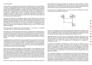 un niño es pegado.
El puede tener de la physis algo que necesita que se golpeé, pero el que sea pegado es
otra cosa. Y que ese fantasma sea tan esencial en el funcionamiento de la pulsión, es algo
que nos hace simplemente recordar lo que de la pulsión he demostrado ante ustedes a
propósito de la pulsión escoptofílica o a propósito de la pulsión sado-masoquista, que es
trazada, que es montaje gramatical, cuyas inversiones, reversiones, complejizaciones, no
se ordenan de ninguna otra manera en la aplicación de diversas reversiones, de
negaciones parciales y elegidas, no hay ninguna otra manera de hacer funcionar la
relación de Je en tanto ser en el mundo, que pasando por esta estructura gramatical que
no es otra cosa que la esencia del Ello.
No quiero hoy volverles a dar esta lección, tengo un campo basto por recorrer para que
haga falta que me contente en subrayar la esencia del Ello en tanto que no es Je. Es el
resto de la estructura gramatical y no es por azar, Freud subraya en el análisis de un niño
es pegado que jamás es el sujeto, el ich, el Je, que, sin embargo, debe tomar ahí su lugar,
para nosotros en la reconstrucción que hacemos de eso en La interpretación de los
sueños, que vamos a darle la interpretación necesaria, a saber, que en un momento sea él
quien sea el pegado.
En el enunciado del fantasma dice Freud ese tiempo —y con causa— no es jamás
confesado, pues el Je, como tal está excluido del fantasma.
No podemos dar cuenta de esto más que al marcar la línea de división complementaria, el
Je que habla, ese puro ser que está como un rehusamiento del ser, de lo que queda como
articulación del pensamiento y que es la estructura gramatical de la frase. Esto no toma su
alcance y su interés sino al ser relaciónado, al otro elemento de la alternativa, a saber, lo
que va a ser ahí perdido. La verdad de la alienación no se muestra más que en la parte
perdida.
Si ustedes siguen mi articulación del no soy es importante asir que está ahí lo esencial del
inconsciente, pues todo eso que el inconsciente releva se carácteriza por lo que, sin duda,
un sólo discípulo de Freud ha sabido sostener con un rasgo esencial, a saber: la sorpresa.
El fundamento de esta sorpresa, tal como aparece al nivel de toda interpretación
verdadera, no es otra cosa que esta dimensión del no soy, ella es esencial para preservar
como carácter revelador en esta fenomenología.
Es por esto que la palabra de ingenuo es lo más revelador y lo más carácterístico de los
efectos que he llamado: Las formaciones del inconsciente. La risa se produce a nivel de
ese no soy. Tomen no importa que ejemplo, y para tomar el primero, aquel de famillonario.
No es manifiesto que en el efecto irrisorio de lo que dice H. Hyacinhthe cuando dice que
con Salomón Rotschild está en una relación totalmente famillonaria, resuene lo inexistente
de la posición del rico en tanto que no es más que ficción. Es donde aquel que habla,
donde el sujeto se encuentra en esta inexistencia misma, donde él esta reducido a una
suerte de ser, para quien no hay lugar en ninguna parte, que residir efecto irrisorio de ese
familionario.
Está ahí lo contrario de lo que pasa cuando definimos al Ello. Han podido reconocer en
esta referencia a la estructura gramatical que se trata de un efecto de sentido. Tenemos
que ocuparnos de la Bedeutung, es decir, que allí donde no soy lo que pasa es algo que
vamos a retomar en la misma forma de inversión que nos ha guiado todo el tiempo: el je
del no pienso se invierte, se aliena también en algo que es un piensa cosa.
Es esto que da su verdadero sentido a lo que Freud da del inconsciente: que está
constituido por las representaciones de cosa.
Esto no es un obstáculo a que el inconsciente este estructurado como un lenguaje, no se
trata de la cosa indecible sino del asunto perfectamente, articulado en tanto que se abre
paso como Bedeutung, sobre lo que sea que pueda ordenarlo para designar que es del
inconsciente en cuanto al registro de la existencia y de su relación con el Je.
Igualmente hemos visto que el Ello es un pensamiento mordido por algo que es, no el
retorno del Ser, sino un des-ser; asimismo la inexistencia a nivel del inconsciente es algo
que está mordido de un pienso que no es Je y ese pienso que no es Je, para poder
instante reunirlo con el Ello, lo he indicado como un Ello habla. Es, sin embargo, un
cortocircuito y un error.
El modelo del inconsciente es un Ello habla, sin duda, pero con la condición de que se
aprecie que no se trata de ningún Ser a saber: que el inconsciente, no tiene nada que
hacer con lo que Platón a sabido conservar como el nivel del entusiasmo. Puede haber
Dios en el Ello habla, pero lo que carácteriza la función del inconsciente es que no hay
aquí nada de eso. Si el inconsciente para nosotros debe ser cierto situado y definido, es en
tanto que la poesía de nuestro siglo no tiene nada que hacer con aquella que fuera la
poesía de un Píndaro.
Si el inconsciente ha jugado un rol de referencia tal en todo lo que ha sido trazado de una
nueva poesía, es precisamente en esta relación de un pensamiento que no es nada más
que no ser el Je del no pienso, ya que ella viene a morder sobre el campo del je en tanto
que no soy. Si de los dos círculos que acabamos de adoptar como representantes de los
dos términos, uno sólo accede a su área de alienación, si estos dos términos se oponen
constituyendo relaciones diferentes del Je al pensamiento y a la existencia, es porque
donde los círculos vienen a cernirse ven que en un tiempo ulterior se acaba esta operación
 