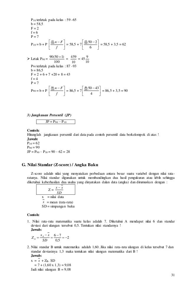 Nilai Rata Rata Ulangan Matematika Dari Suatu Kelas Adalah 7 Modern