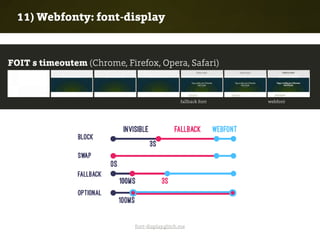11) Webfonty: font-display
font-display.glitch.me
 