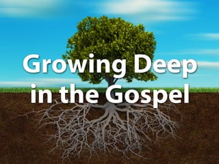 Growing Deep


Growing Deep
in the Gospel
 