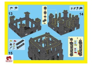 Manual Instruction for LEPIN 17002 Eiffel Tower Paris - Compatible wiâ¦