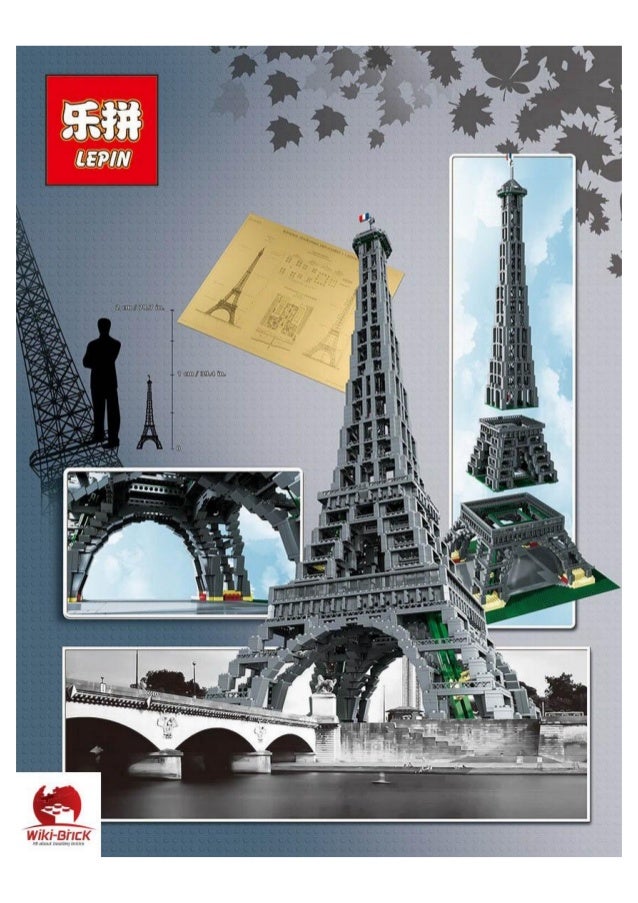 Manual Instruction for LEPIN 17002 Eiffel Tower Paris - Compatible wiâ¦