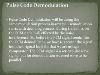 Pulse code modulation (PCM) | PPTX | Digital Audio | Computer Software ...