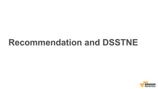 Recommendation and DSSTNE
 