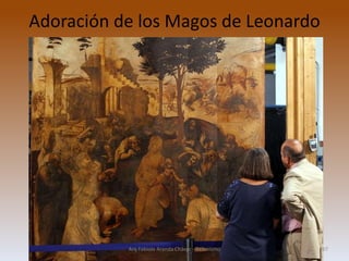 Adoración de los Magos de Leonardo
Da Vinci
Arq Fabiola Aranda Chávez - Belenismo 37
 
