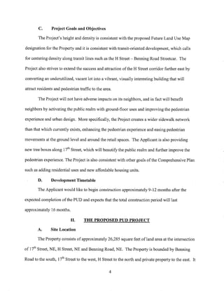 1701 h street ne statement