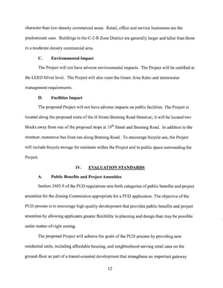 1701 h street ne statement