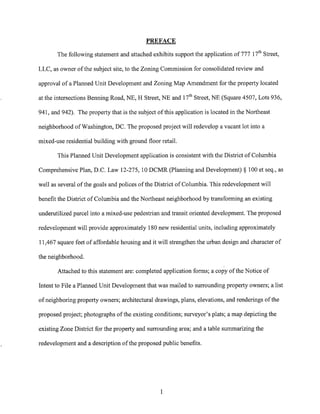 1701 h street ne statement