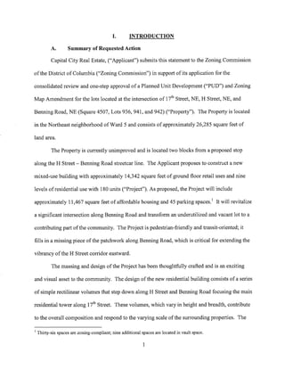 1701 h street ne statement