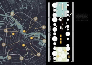 WATER
WEG
RAIL
LUCHT
Het water, de weg, de rail en
de lucht zijn verbonden binnen
het totale fysieke netwerk van
de stad. Door deze netwerken
met elkaar met faciliteiten op
strategische knooppunten te
verbinden ontstaat flexibiliteit
en worden de vervoersstromen
optimaal en efficiënt verdeeld.
VERBONDEN
ROUTES
2A
Spreiding over en benutting
van alle aanwezige
infrastructuur.
Field Factors
STADSLOGISTIEK OP MAAT52 53AMSTERDAM 2050: VAN XXL NAAR XXS
 