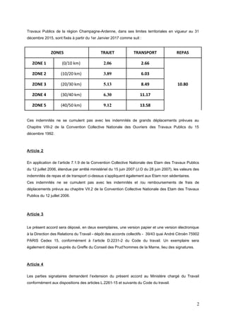 Travaux Publics de la région Champagne-Ardenne, dans ses limites territoriales en vigueur au 31
décembre 2015, sont fixés ...