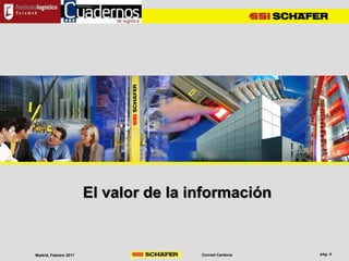 Conrad CardonaMadrid, Febrero 2017
El valor de la información
 