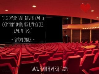 www.startreverse.com
“Customers will never love a
company until its employees
love it first.”
- Simon Sinek -
 