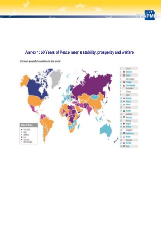 Annex 1: 60 Years of Peace means stability, prosperity and welfare
 