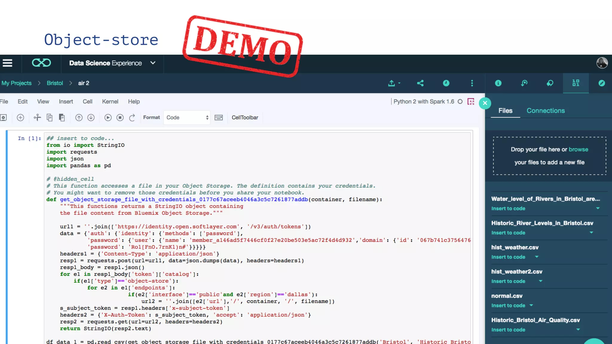 @MargrietGr Object-store 