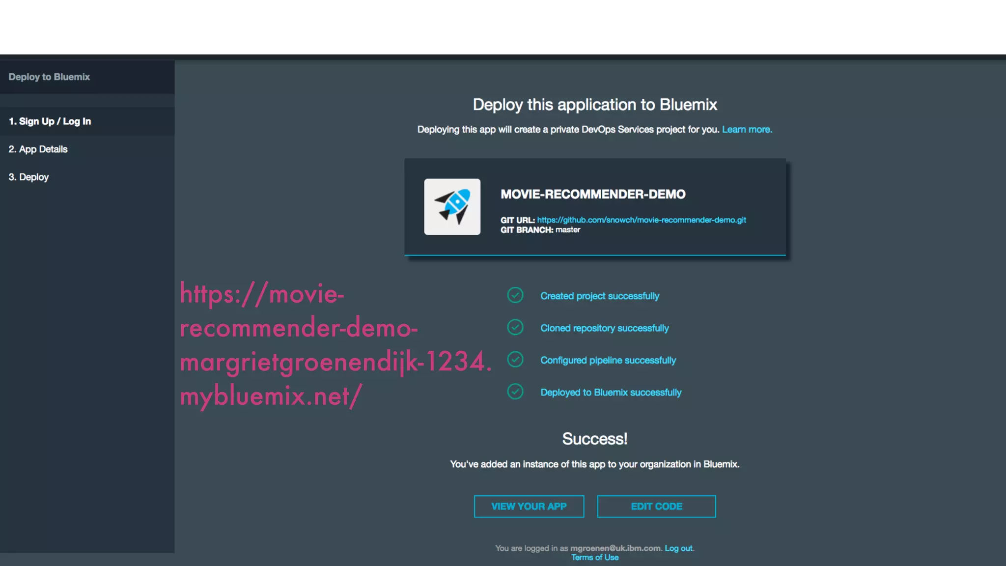 @MargrietGr https://movie- recommender-demo- margrietgroenendijk-1234. mybluemix.net/ 