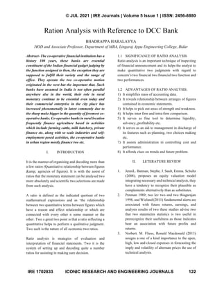 1702833 PAPER Ration Analysis with Reference to DCC Bank.pdf