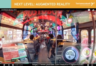 NEXT LEVEL: AUGMENTED REALITY
https://www.youtube.com/watch?v=YJg02ivYzSs&t
 