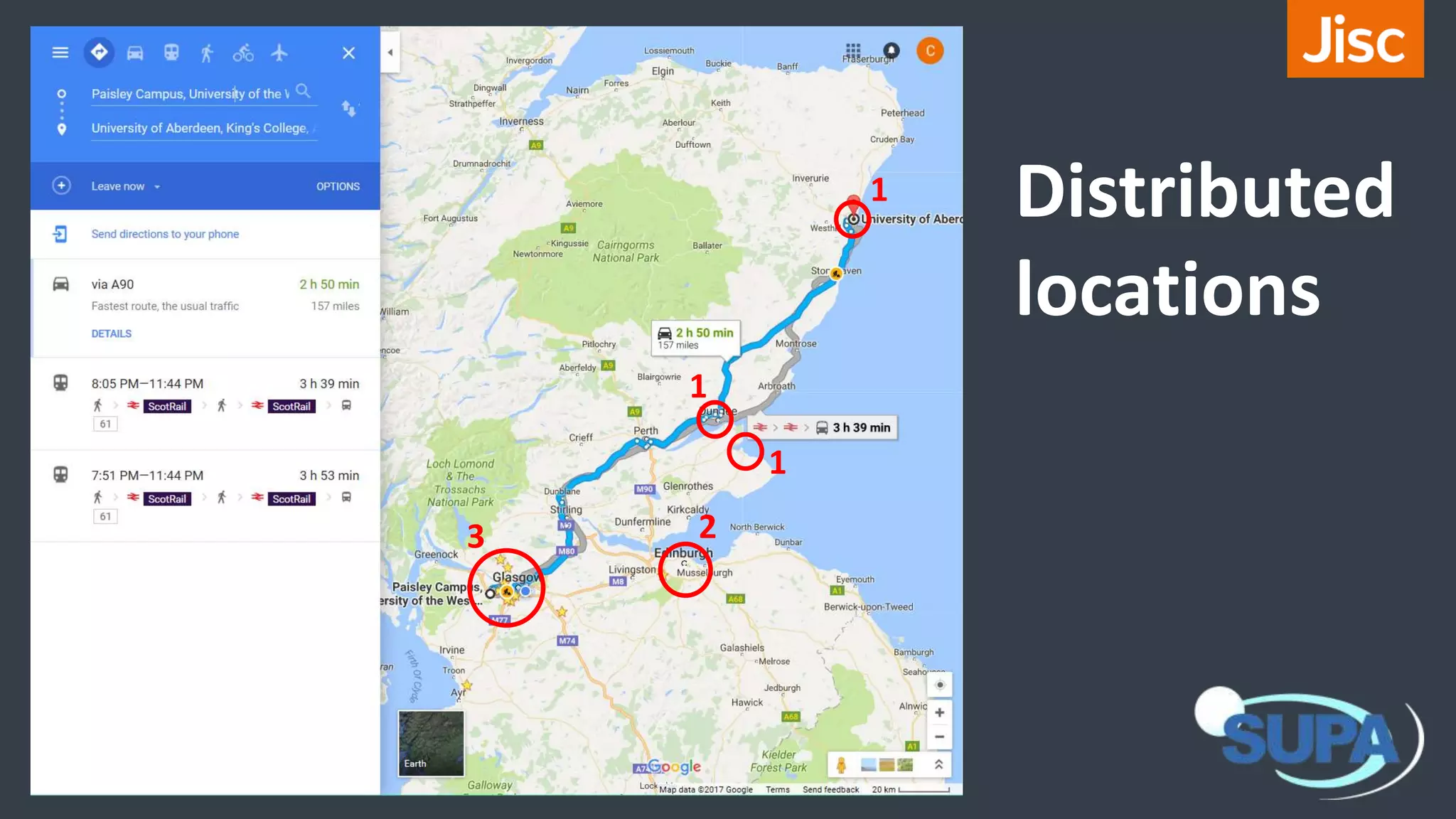 Text Distributed
locations
3 2
1
1
1
 