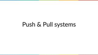 Push & Pull systems
 