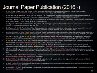 Journal Paper Publication (2016~)
1. S. Kim, D. Lee, S. Park, K. Oh, S.W. Chung, Y. Kim, "Automatic segmentation of supras...