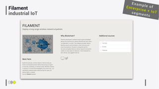 Filament
industrial IoT
 
