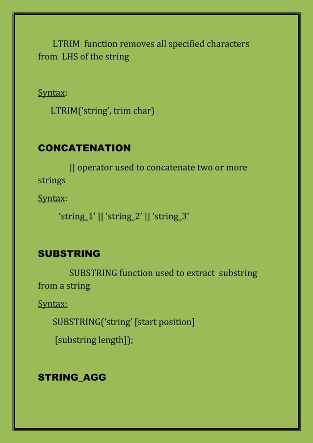 Cheat sheet SQL commands with examples and easy understanding | PDF