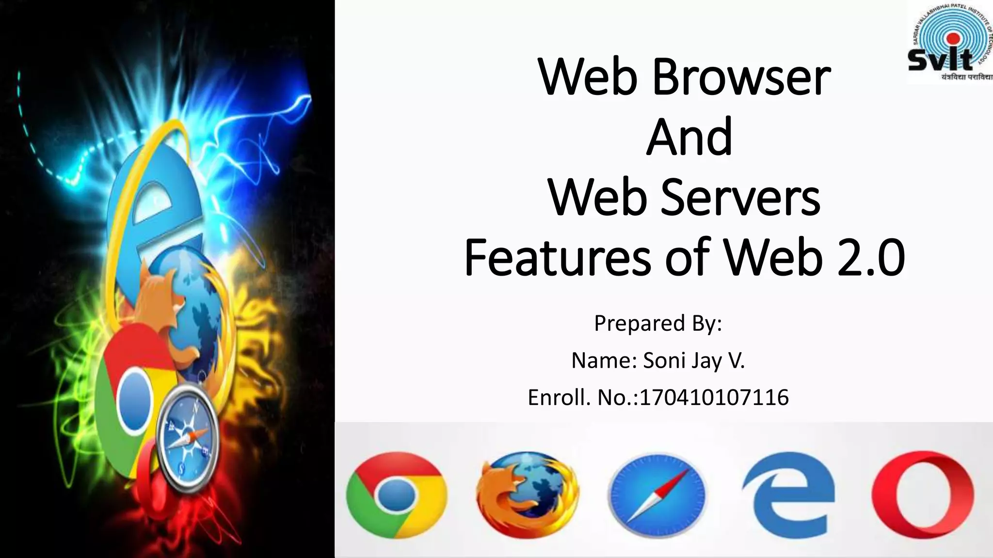 Web browser and web servers (WT) | PPTX